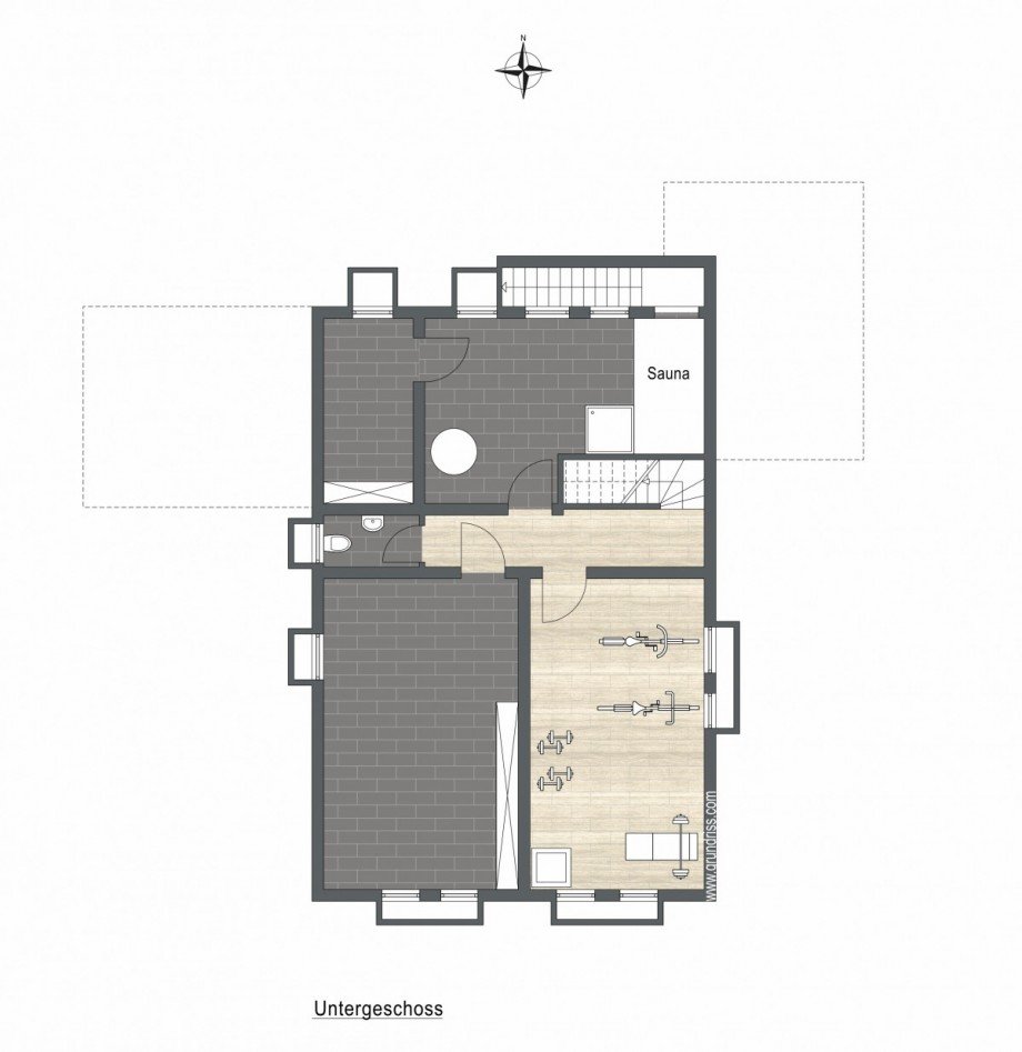 Grundriss UG Einfamilienhaus Freiberg am Neckar