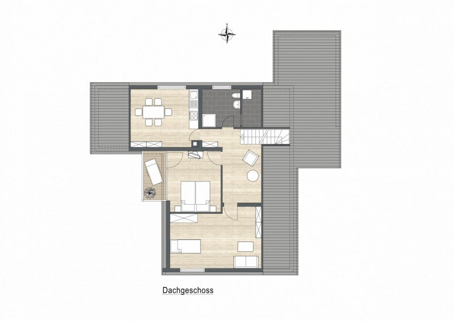 Grundriss DG Einfamilienhaus Freiberg am Neckar