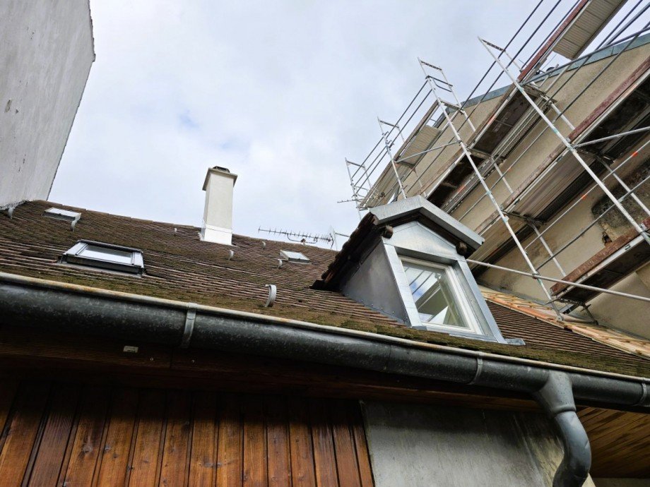 Ansicht R�ckseite Mehrfamilienhaus Freiburg