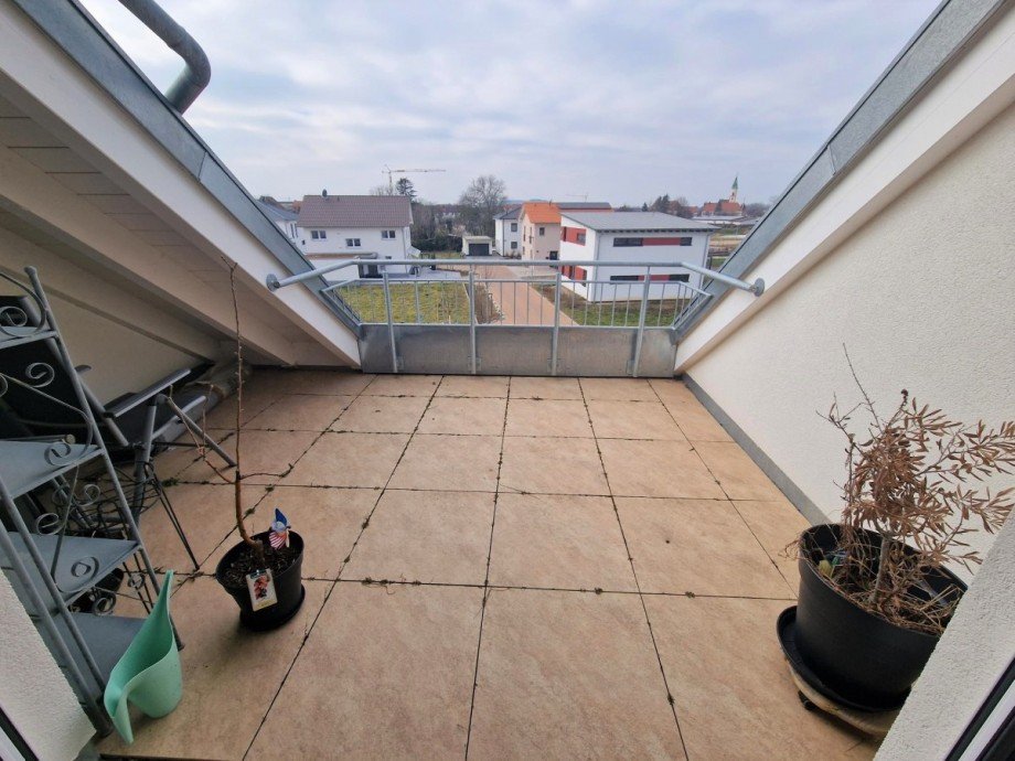 Dachterrasse Doppelhaush�lfte Wyhl am Kaiserstuhl