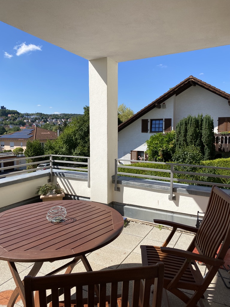 Balkon Erdgeschosswohnung Pforzheim