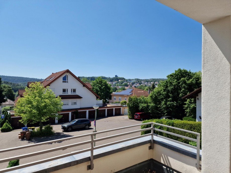 Aussicht Erdgeschosswohnung Pforzheim