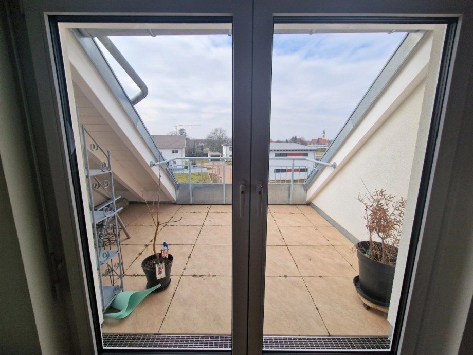 Dachterrasse Doppelhaush�lfte Wyhl am Kaiserstuhl